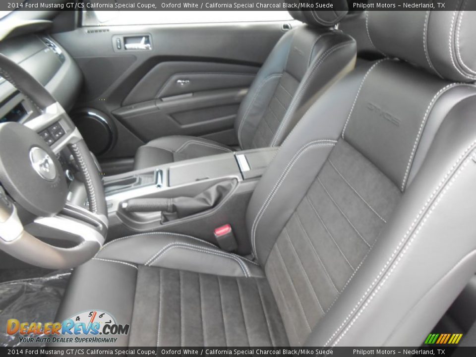 Front Seat of 2014 Ford Mustang GT/CS California Special Coupe Photo #20