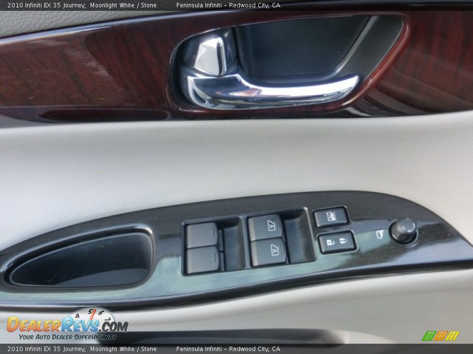 2010 Infiniti EX 35 Journey Moonlight White / Stone Photo #20