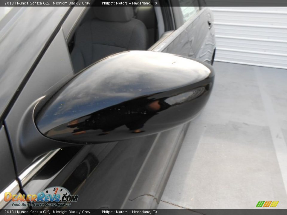 2013 Hyundai Sonata GLS Midnight Black / Gray Photo #15