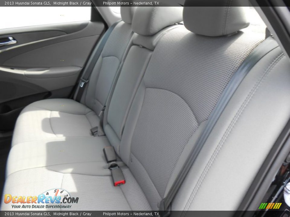 2013 Hyundai Sonata GLS Midnight Black / Gray Photo #21