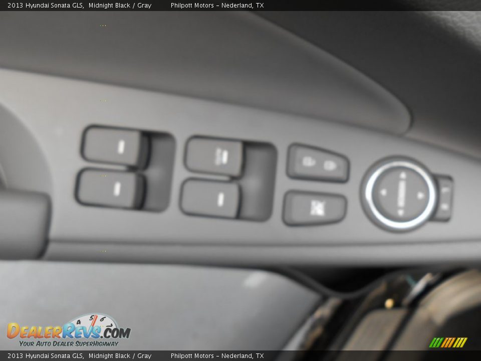 2013 Hyundai Sonata GLS Midnight Black / Gray Photo #23
