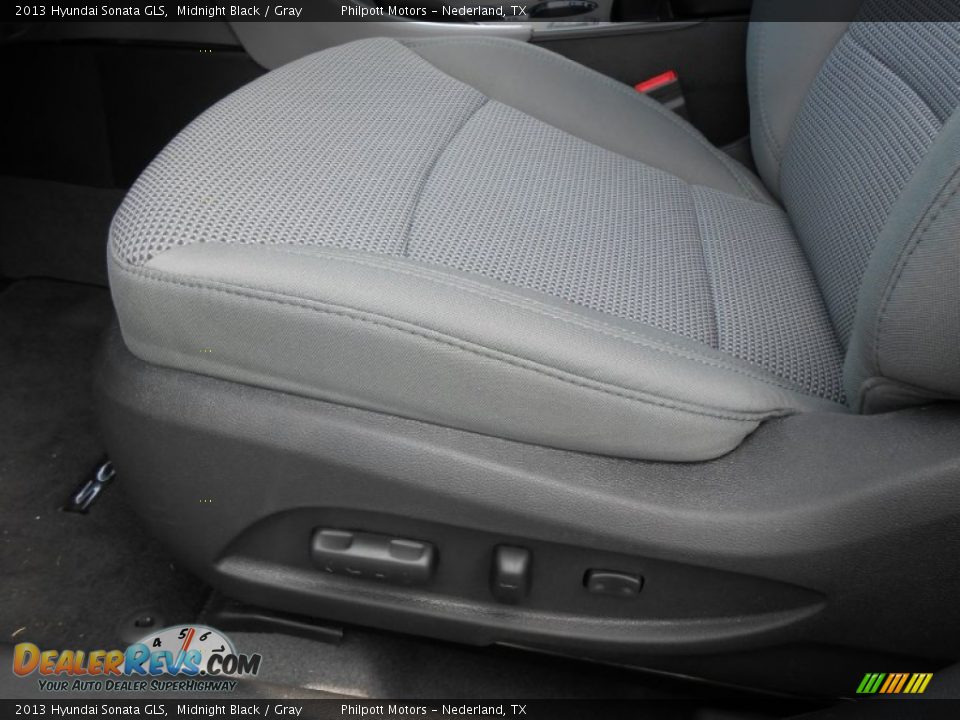 2013 Hyundai Sonata GLS Midnight Black / Gray Photo #25