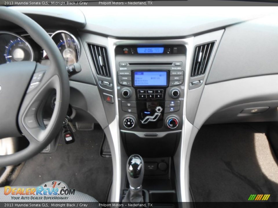 2013 Hyundai Sonata GLS Midnight Black / Gray Photo #27