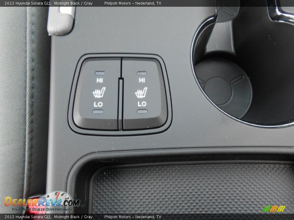2013 Hyundai Sonata GLS Midnight Black / Gray Photo #31