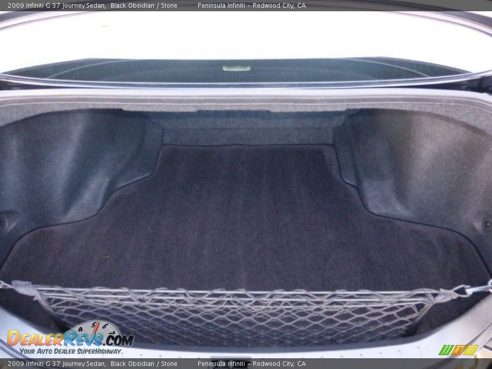 2009 Infiniti G 37 Journey Sedan Black Obsidian / Stone Photo #16