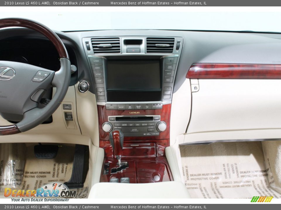2010 Lexus LS 460 L AWD Obsidian Black / Cashmere Photo #9