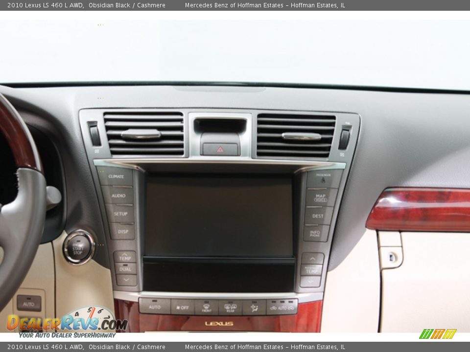 2010 Lexus LS 460 L AWD Obsidian Black / Cashmere Photo #10