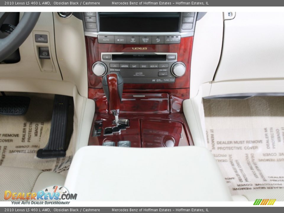 2010 Lexus LS 460 L AWD Obsidian Black / Cashmere Photo #11