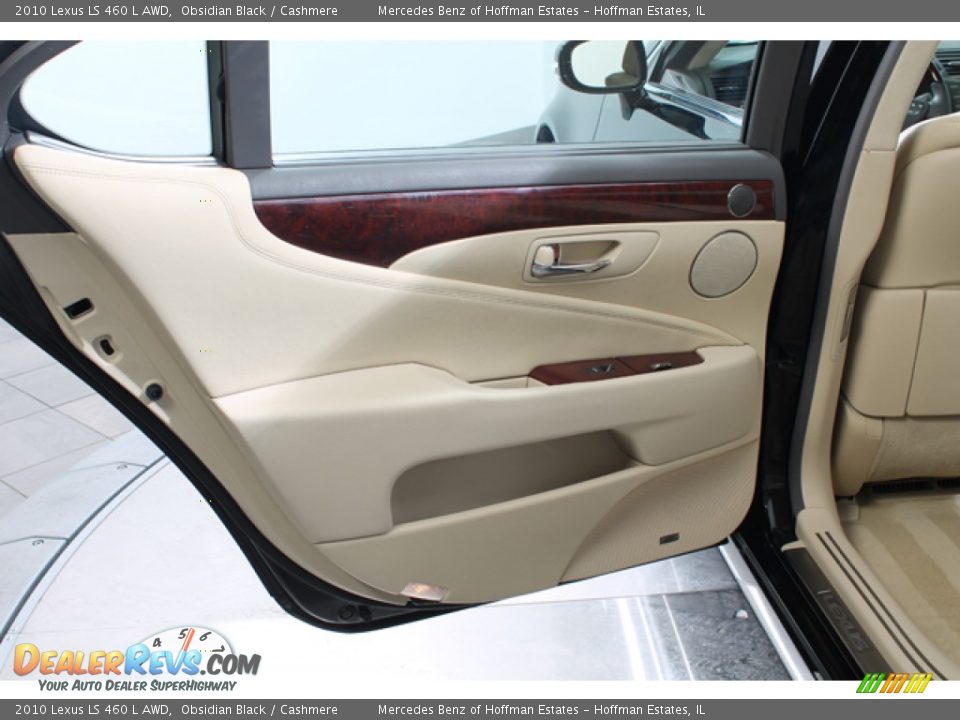 2010 Lexus LS 460 L AWD Obsidian Black / Cashmere Photo #15