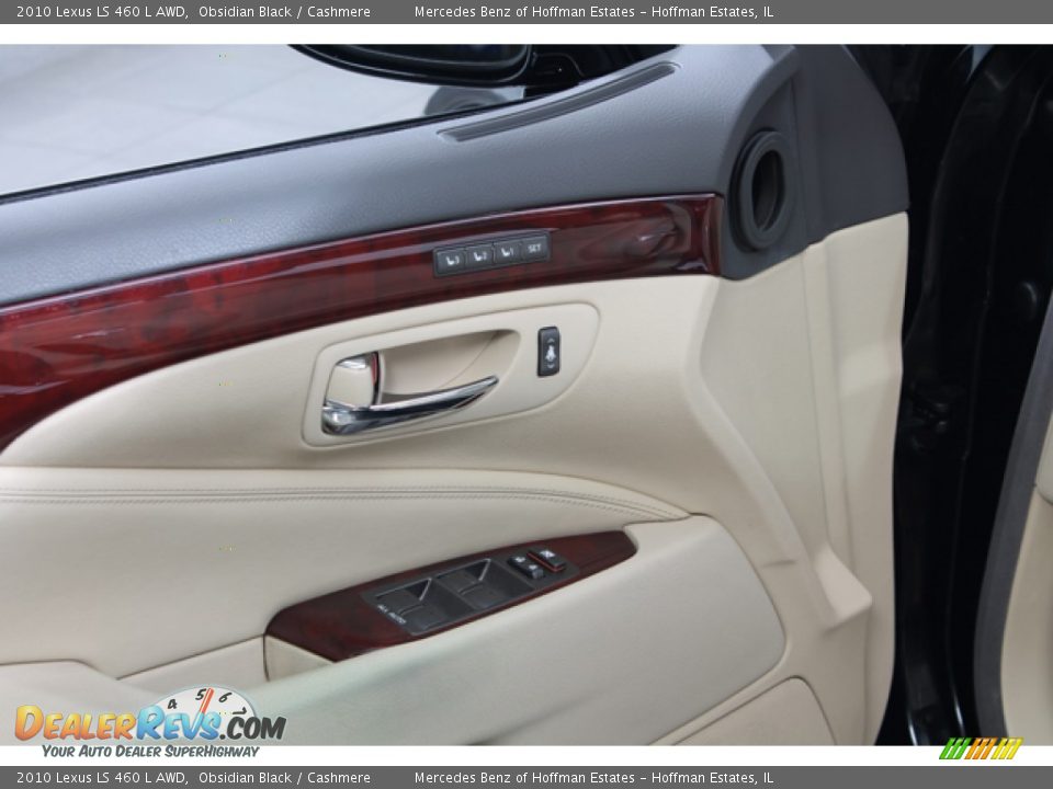 2010 Lexus LS 460 L AWD Obsidian Black / Cashmere Photo #17
