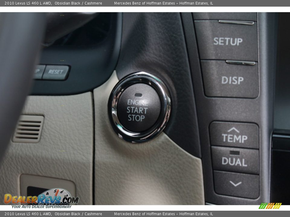 2010 Lexus LS 460 L AWD Obsidian Black / Cashmere Photo #21