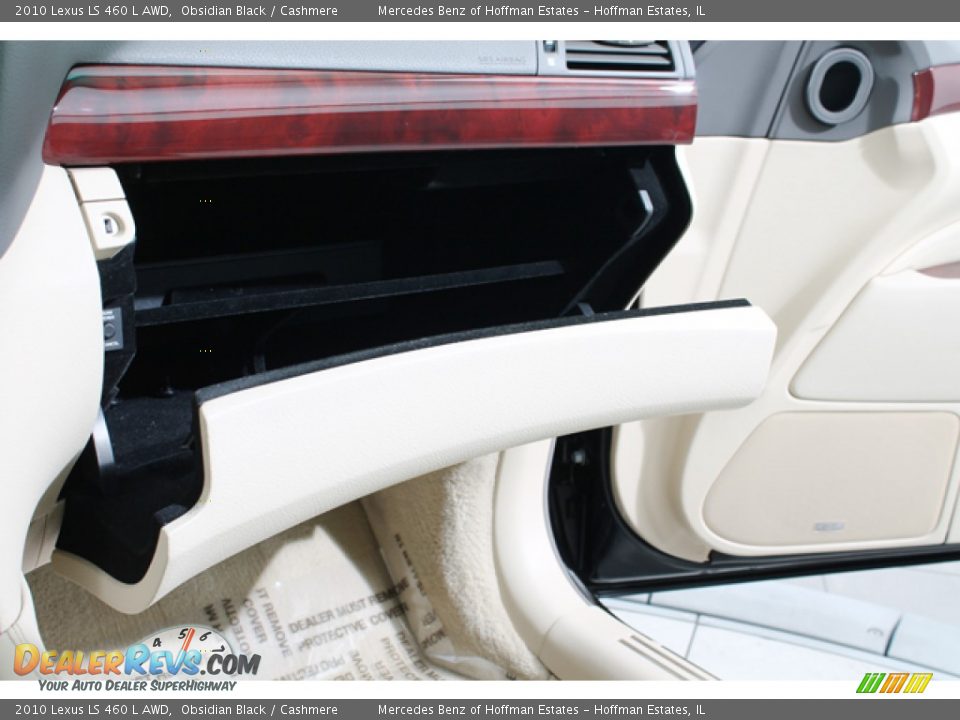 2010 Lexus LS 460 L AWD Obsidian Black / Cashmere Photo #22