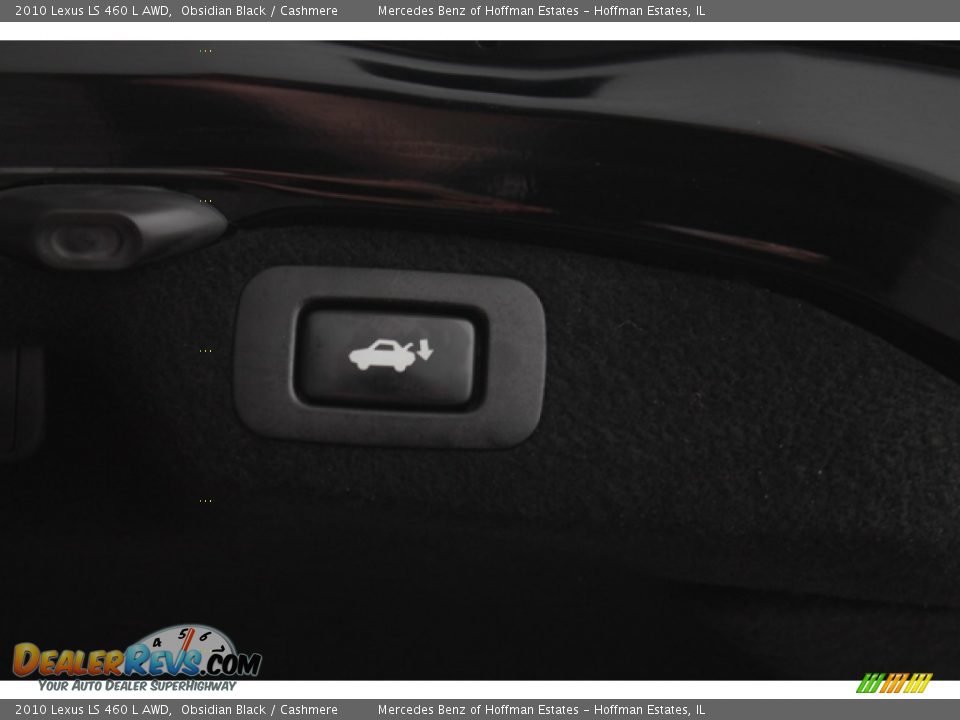 2010 Lexus LS 460 L AWD Obsidian Black / Cashmere Photo #24