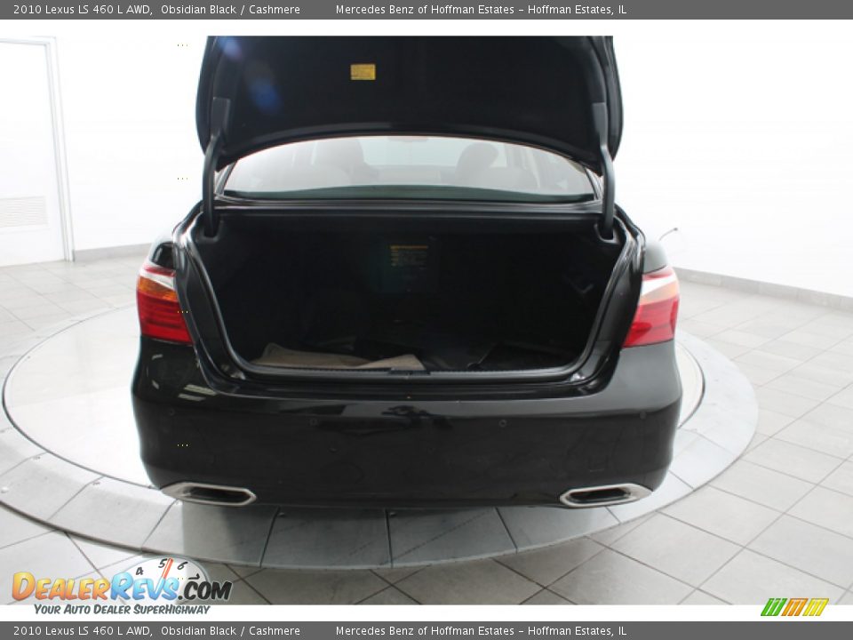 2010 Lexus LS 460 L AWD Obsidian Black / Cashmere Photo #25