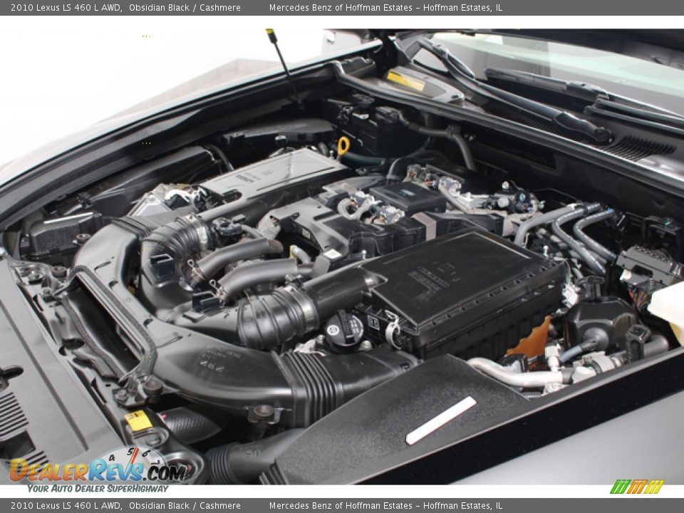 2010 Lexus LS 460 L AWD Obsidian Black / Cashmere Photo #27