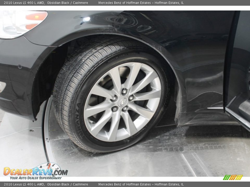 2010 Lexus LS 460 L AWD Obsidian Black / Cashmere Photo #29