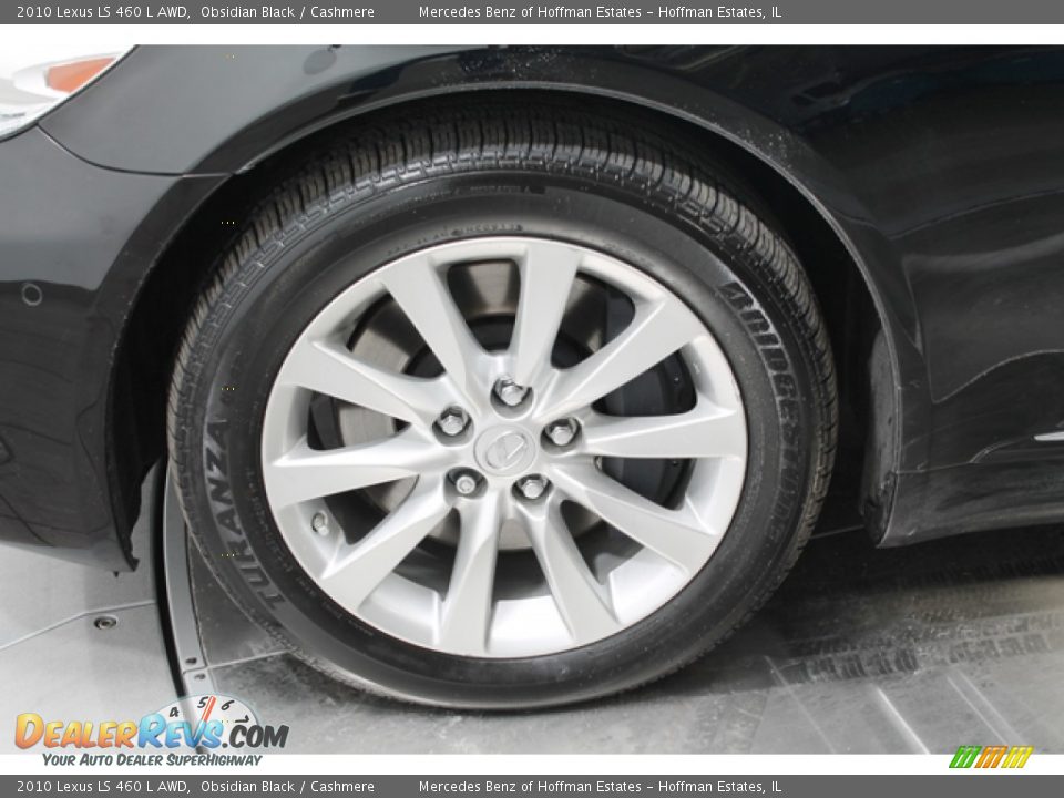 2010 Lexus LS 460 L AWD Obsidian Black / Cashmere Photo #30