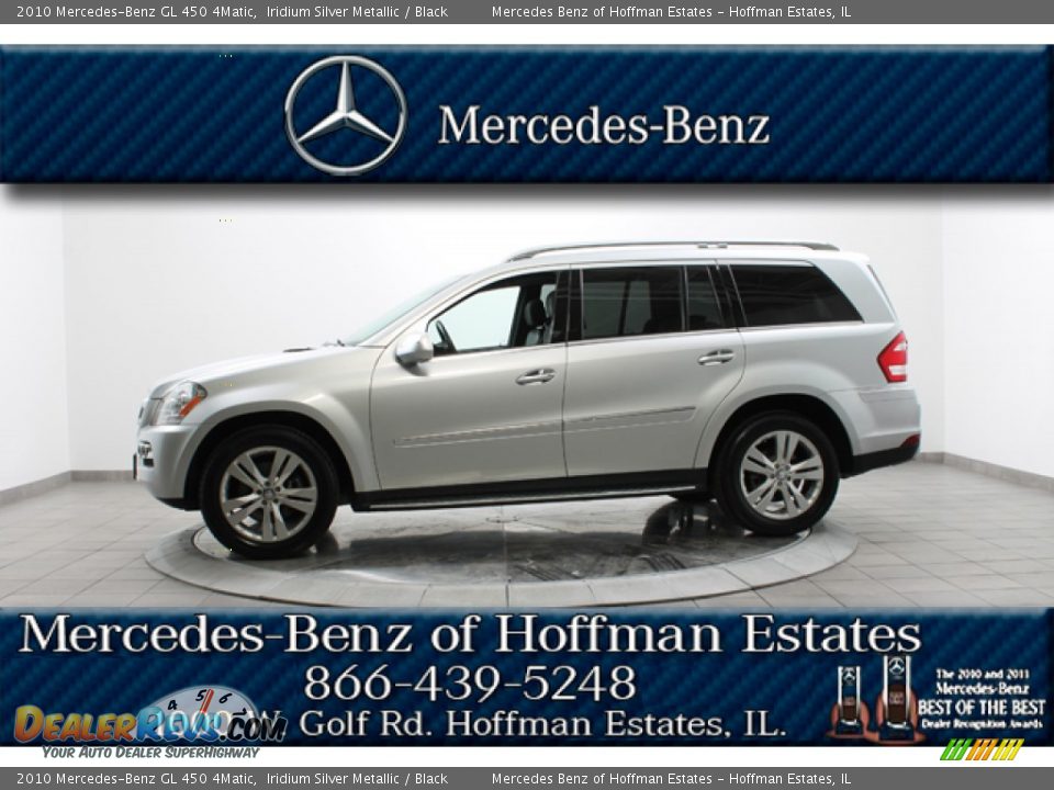 2010 Mercedes-Benz GL 450 4Matic Iridium Silver Metallic / Black Photo #2