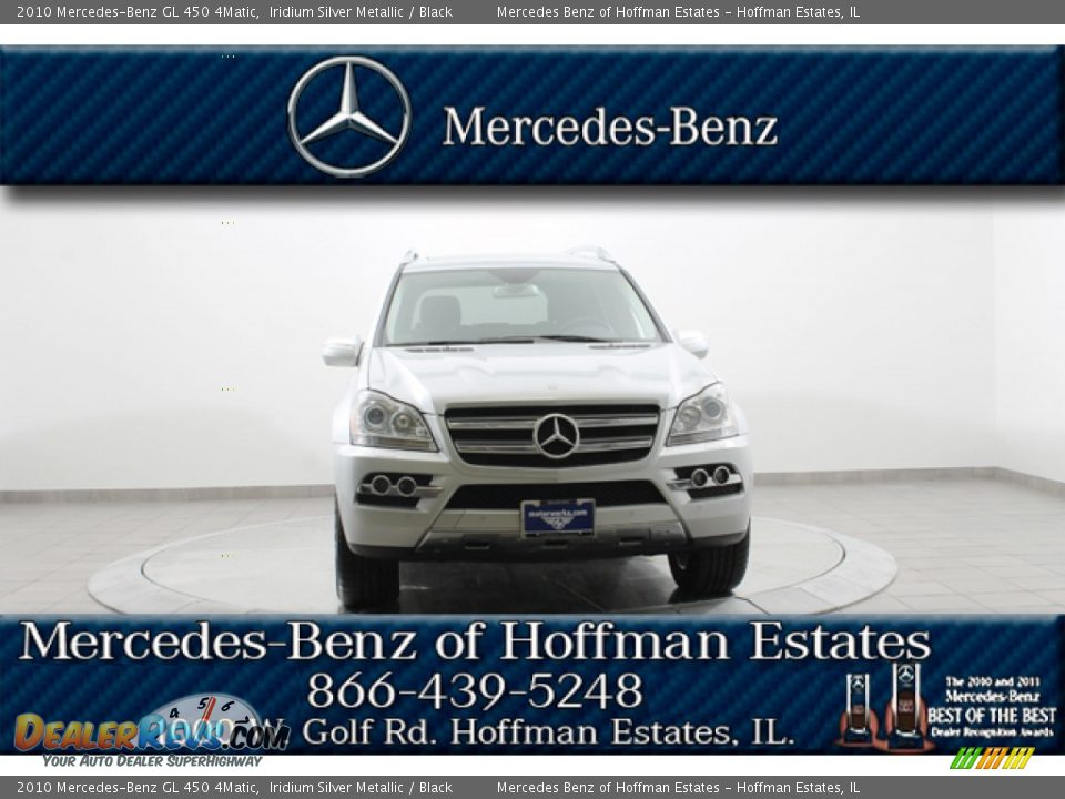 2010 Mercedes-Benz GL 450 4Matic Iridium Silver Metallic / Black Photo #3