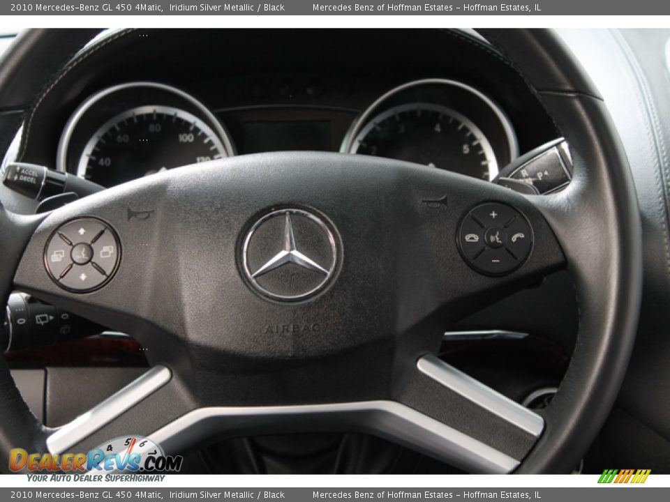 2010 Mercedes-Benz GL 450 4Matic Iridium Silver Metallic / Black Photo #8