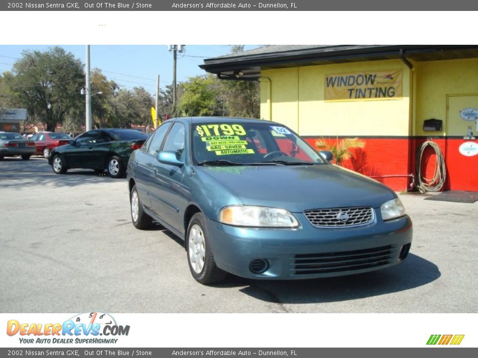 2002 Nissan Sentra GXE Out Of The Blue / Stone Photo #1