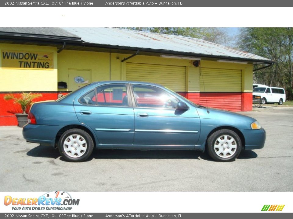 2002 Nissan Sentra GXE Out Of The Blue / Stone Photo #2