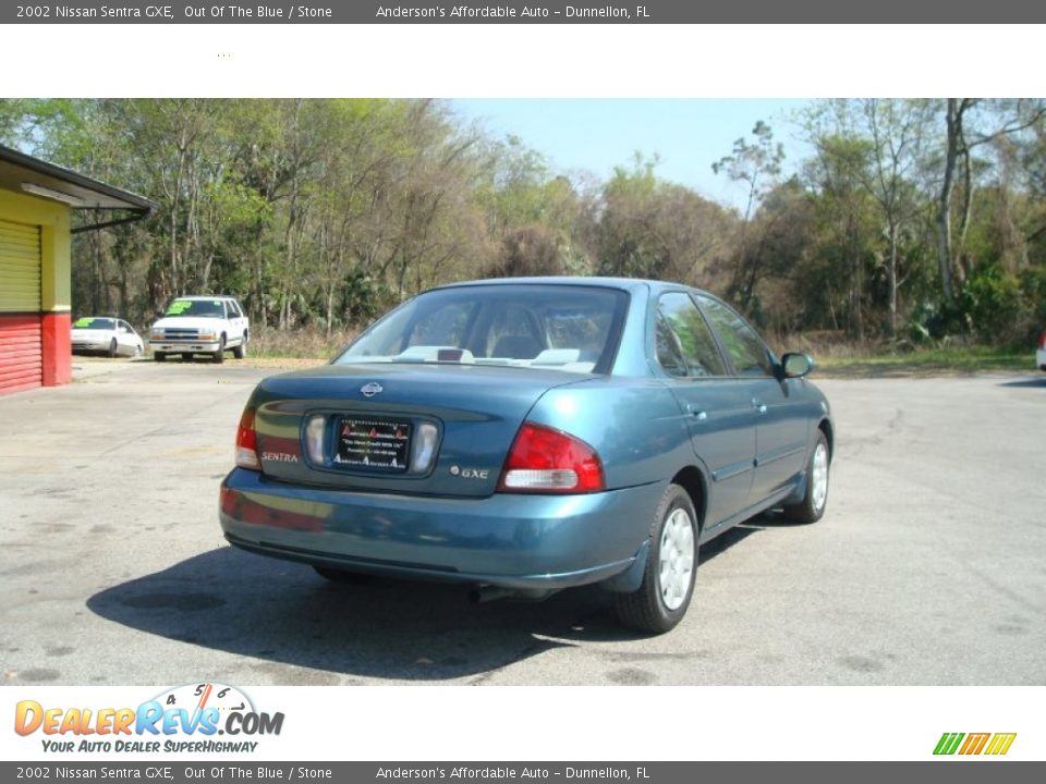 2002 Nissan Sentra GXE Out Of The Blue / Stone Photo #3