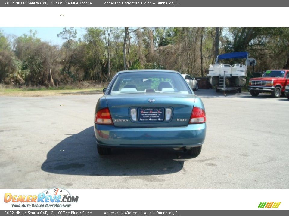 2002 Nissan Sentra GXE Out Of The Blue / Stone Photo #4