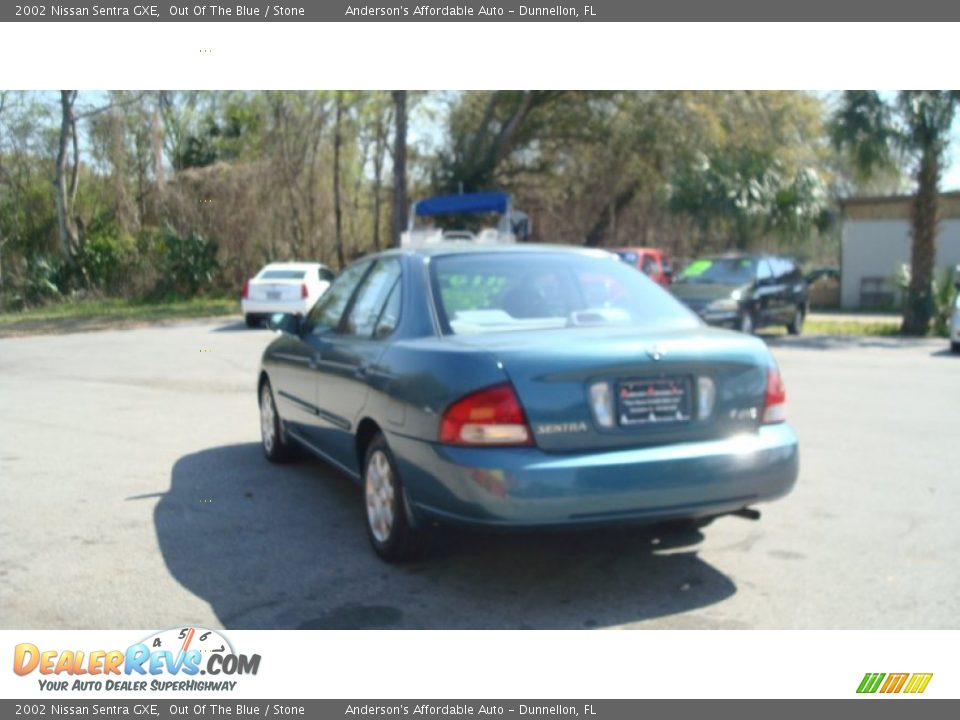 2002 Nissan Sentra GXE Out Of The Blue / Stone Photo #5