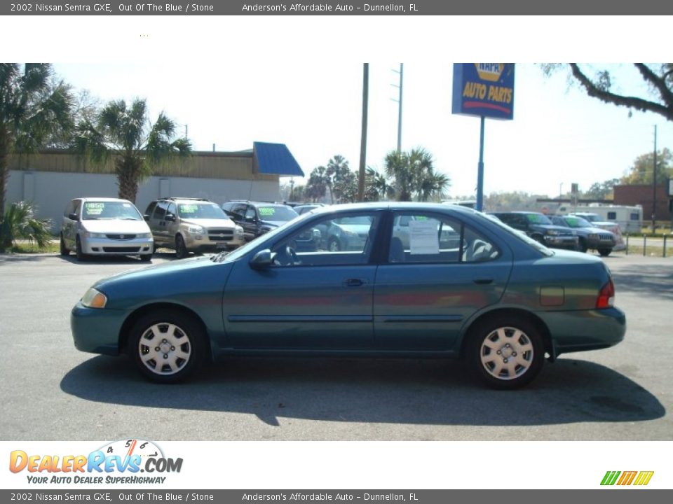 2002 Nissan Sentra GXE Out Of The Blue / Stone Photo #6