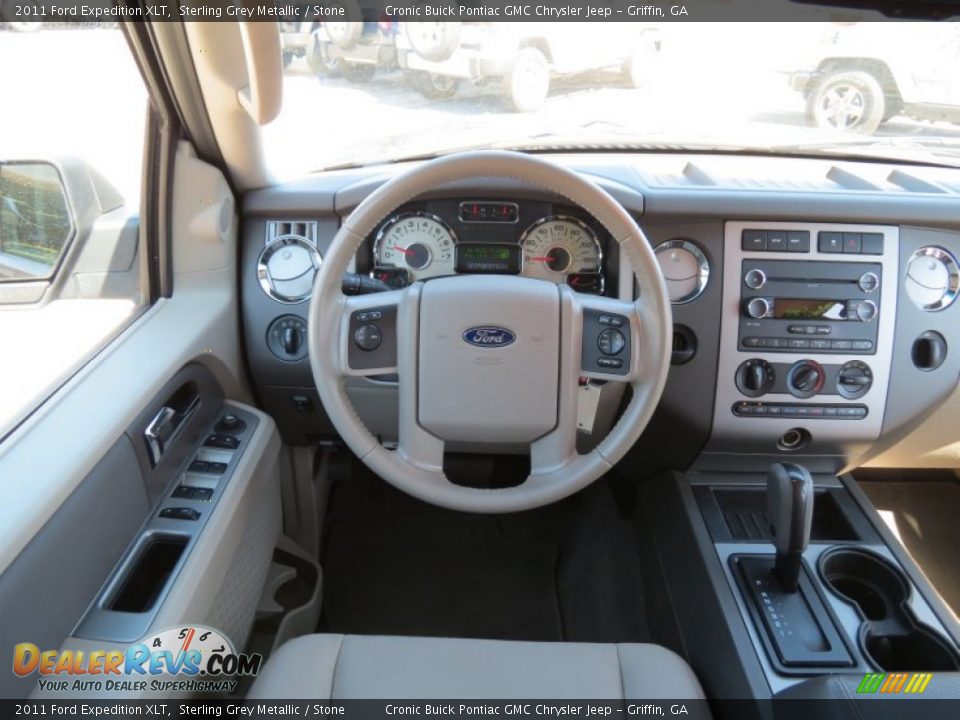 2011 Ford Expedition XLT Sterling Grey Metallic / Stone Photo #23