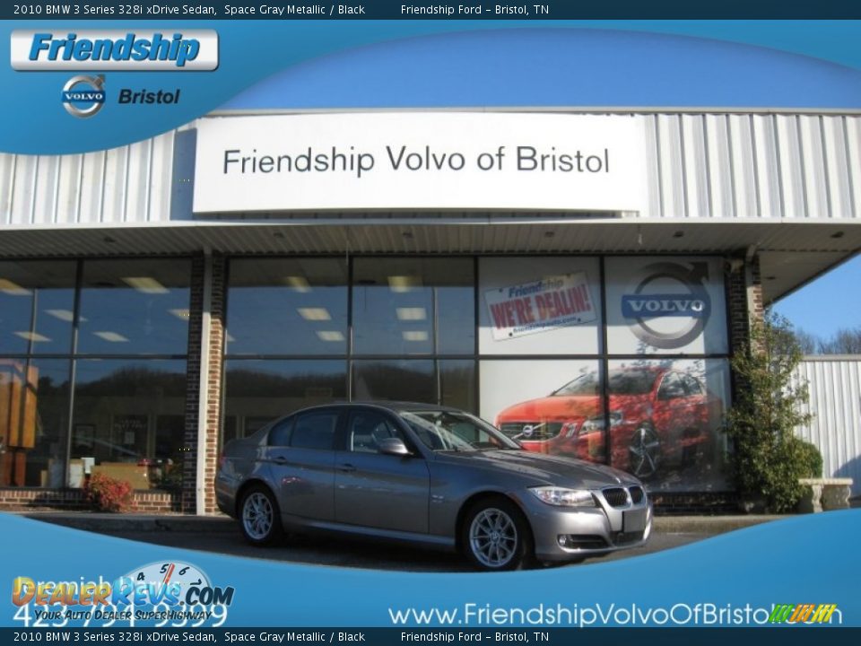 2010 BMW 3 Series 328i xDrive Sedan Space Gray Metallic / Black Photo #1