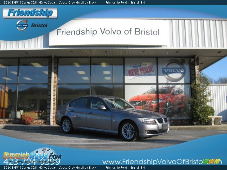 2010 BMW 3 Series 328i xDrive Sedan Space Gray Metallic / Black Photo #2