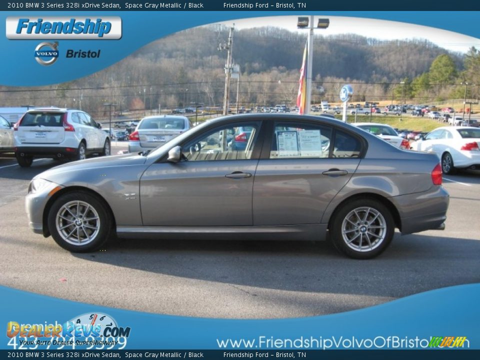 2010 BMW 3 Series 328i xDrive Sedan Space Gray Metallic / Black Photo #3