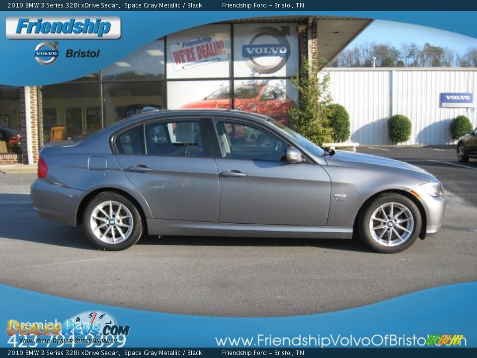 2010 BMW 3 Series 328i xDrive Sedan Space Gray Metallic / Black Photo #7