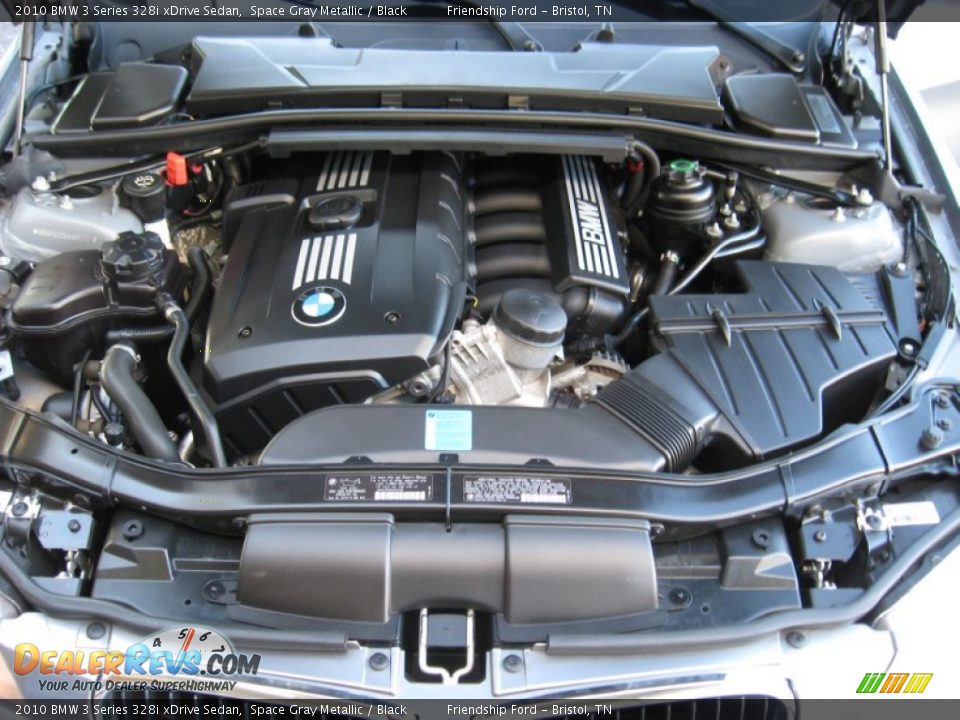 2010 BMW 3 Series 328i xDrive Sedan Space Gray Metallic / Black Photo #11