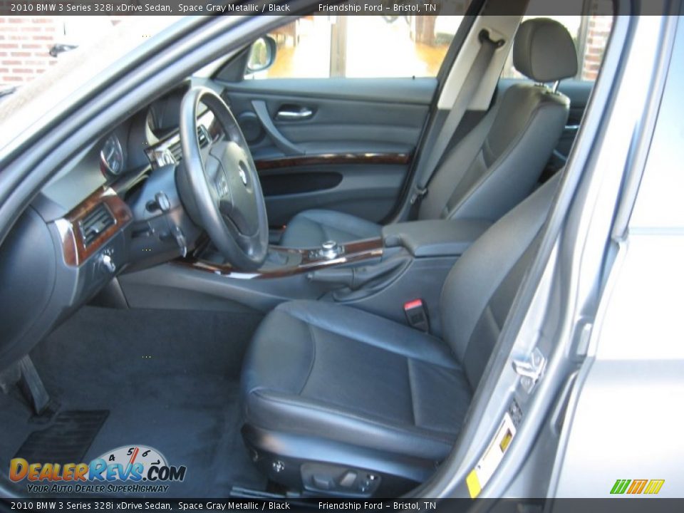 2010 BMW 3 Series 328i xDrive Sedan Space Gray Metallic / Black Photo #15