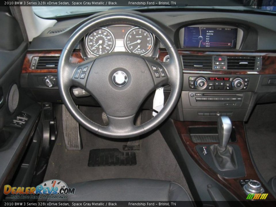 2010 BMW 3 Series 328i xDrive Sedan Space Gray Metallic / Black Photo #24