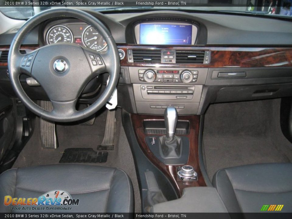 2010 BMW 3 Series 328i xDrive Sedan Space Gray Metallic / Black Photo #25