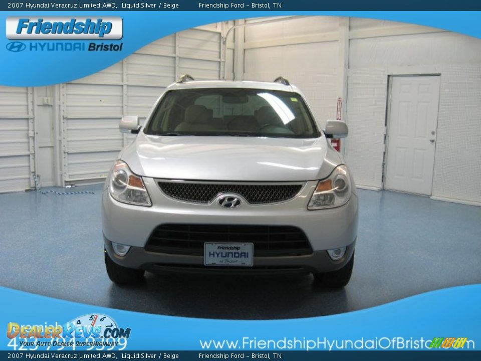 2007 Hyundai Veracruz Limited AWD Liquid Silver / Beige Photo #2