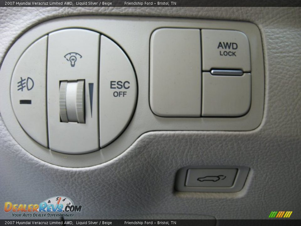 2007 Hyundai Veracruz Limited AWD Liquid Silver / Beige Photo #24