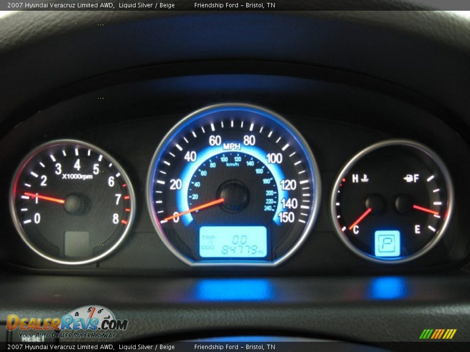 2007 Hyundai Veracruz Limited AWD Liquid Silver / Beige Photo #30