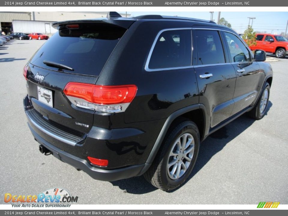 2014 Jeep Grand Cherokee Limited 4x4 Brilliant Black Crystal Pearl / Morocco Black Photo #5