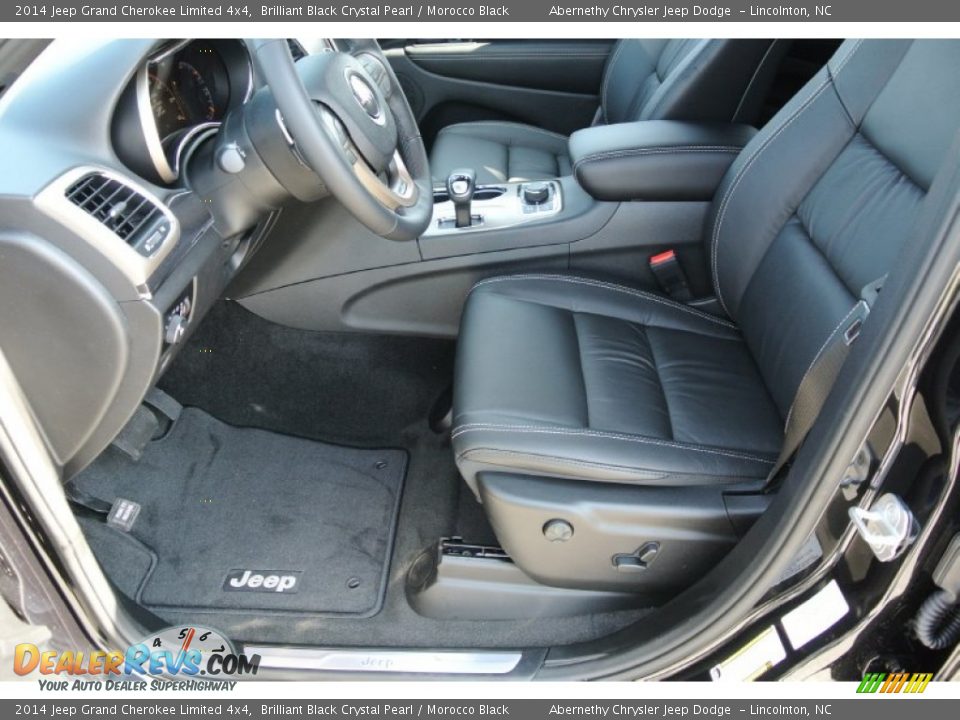 Morocco Black Interior - 2014 Jeep Grand Cherokee Limited 4x4 Photo #8