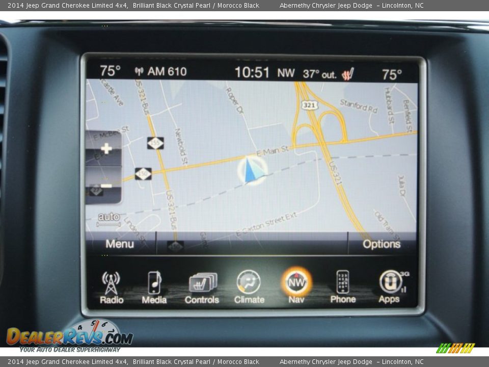 Navigation of 2014 Jeep Grand Cherokee Limited 4x4 Photo #16