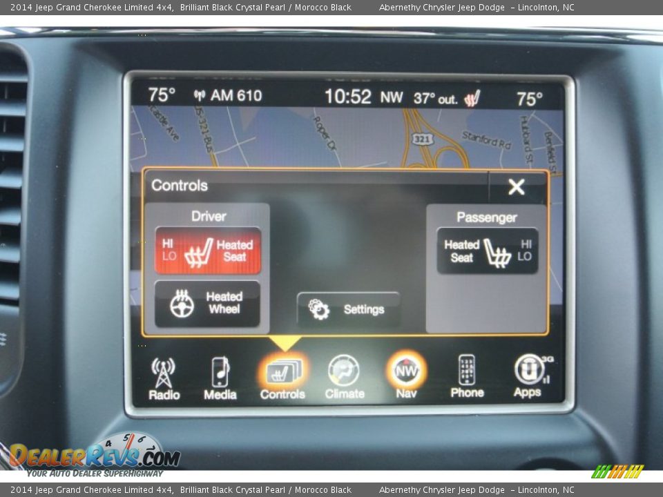 Controls of 2014 Jeep Grand Cherokee Limited 4x4 Photo #18
