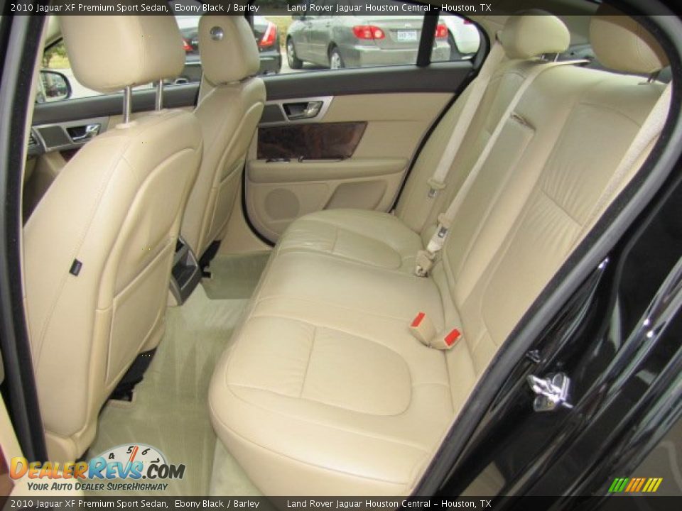 Rear Seat of 2010 Jaguar XF Premium Sport Sedan Photo #4