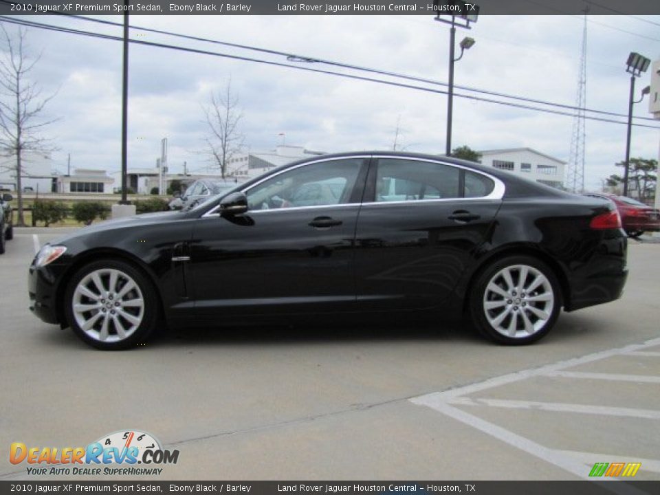 Ebony Black 2010 Jaguar XF Premium Sport Sedan Photo #7