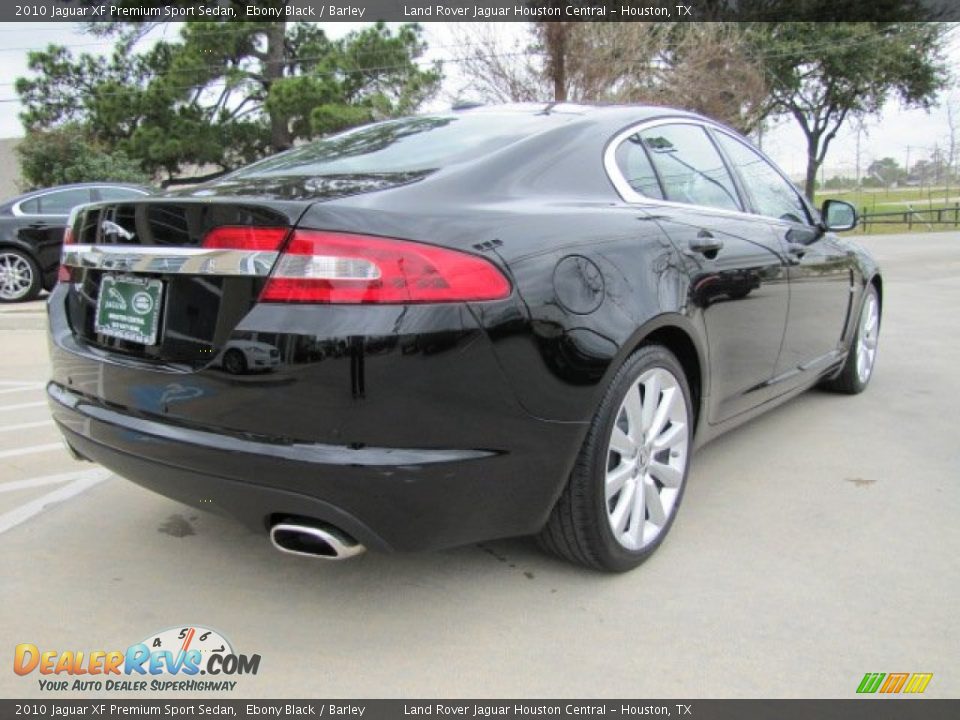 2010 Jaguar XF Premium Sport Sedan Ebony Black / Barley Photo #10