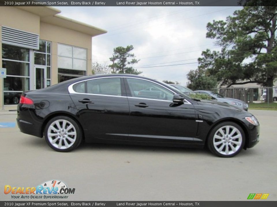 2010 Jaguar XF Premium Sport Sedan Ebony Black / Barley Photo #11